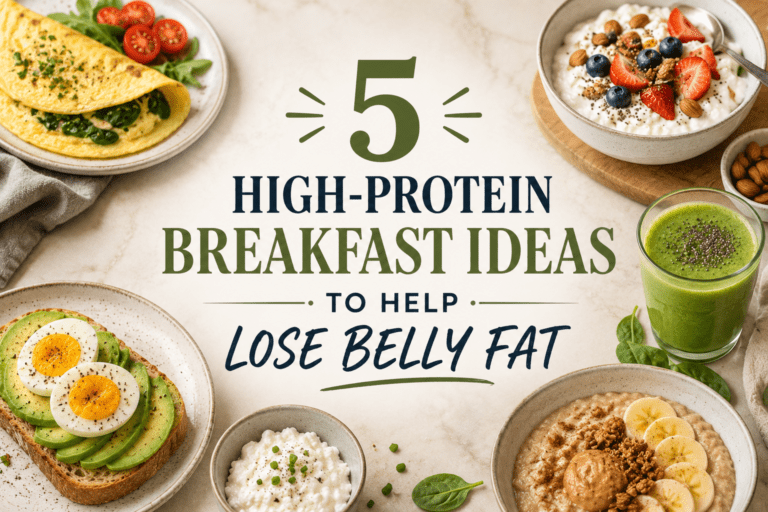 5 High-Protein Breakfast Ideas to Help Lose Belly Fat (Without Giving Up Your Favorite Foods)