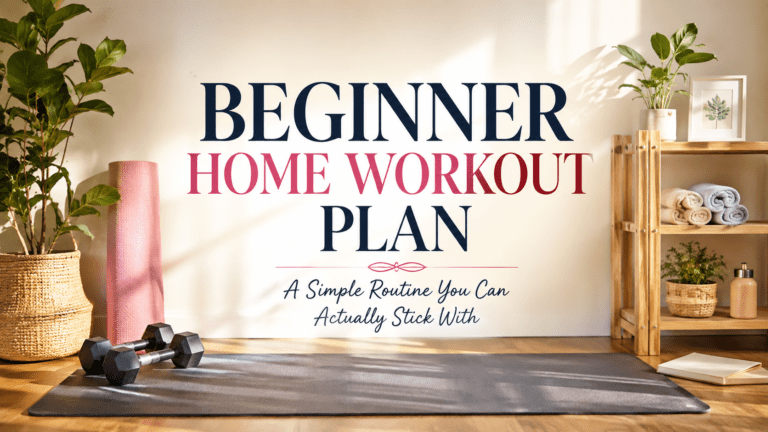 Beginner Home Workout Plan A Simple Routine You Can Actually Stick With