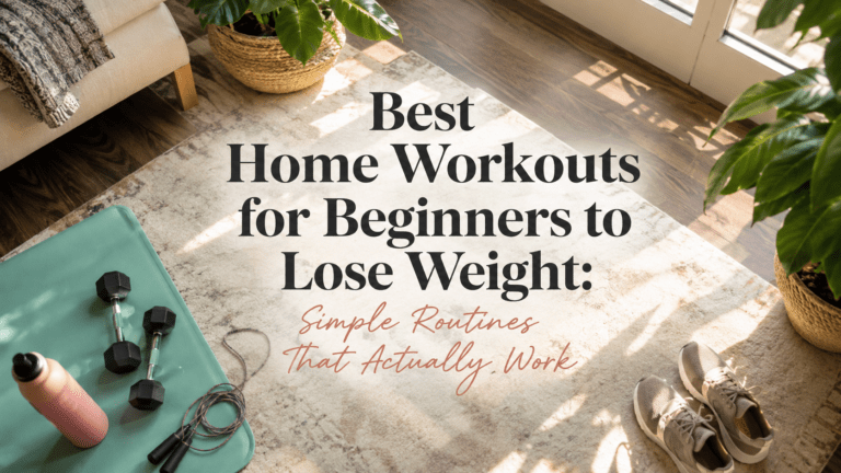 Best Home Workouts for Beginners to Lose Weight Simple Routines That Actually Work