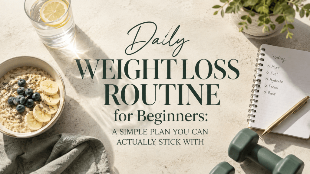 Daily Weight Loss Routine for Beginners A Simple Plan You Can Actually Stick With