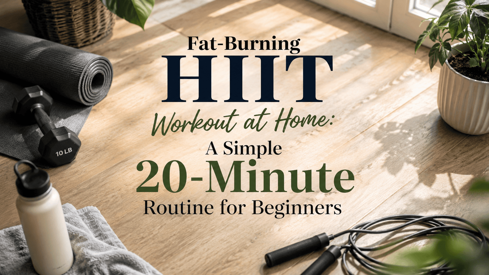 Fat-Burning HIIT Workout at Home A Simple 20-Minute Routine for Beginners