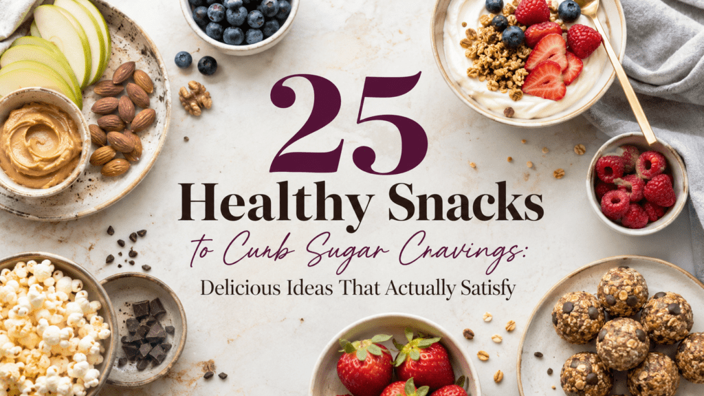 Healthy Snacks to Curb Sugar Cravings 25 Delicious Ideas That Actually Satisfy