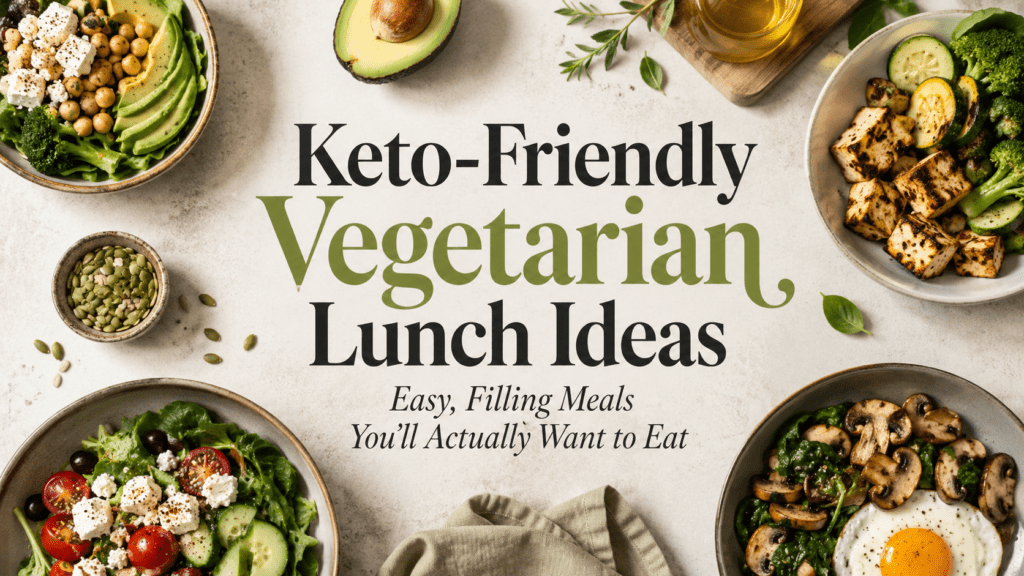 Keto-Friendly Vegetarian Lunch Ideas Easy, Filling Meals You’ll Actually Want to Eat