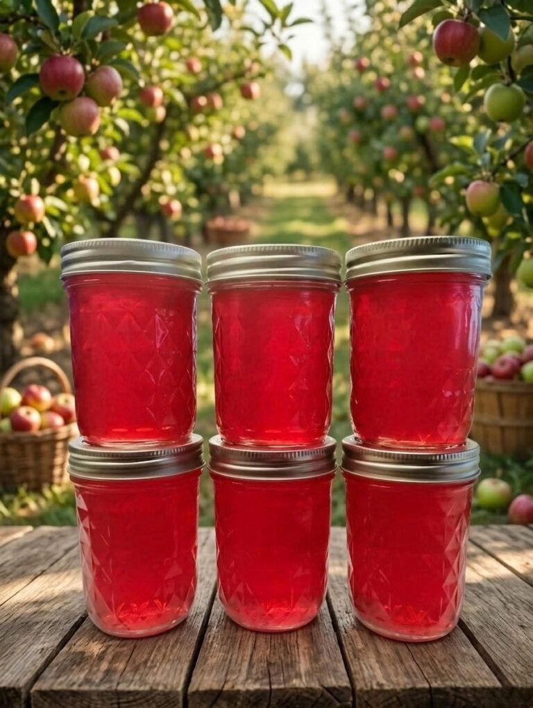 Sugar-Free Spiced Candy Apple Jelly with Collagen Protein