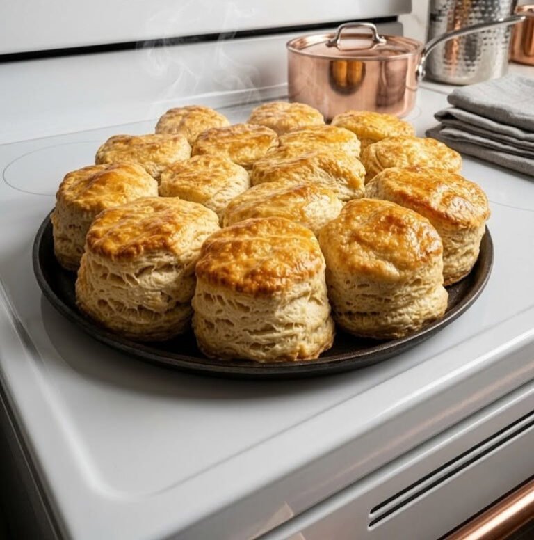 Easy Flaky Air Fryer Sourdough Discard Biscuits for Weight Loss