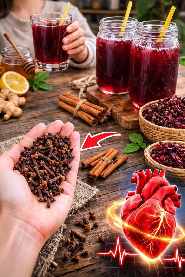 Hibiscus Clove Herbal Tonic: Low-Carb Wellness Brew