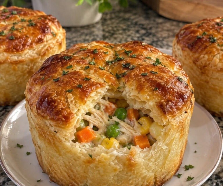 Crustless Mini Chicken Pot Pies (Keto & Meal-Prep Friendly)