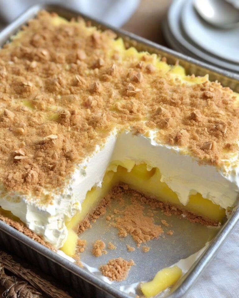 High-Protein Whipped Pineapple Cloud Dessert