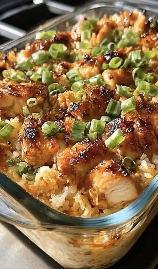 High-Protein Teriyaki Chicken Cauliflower Casserole