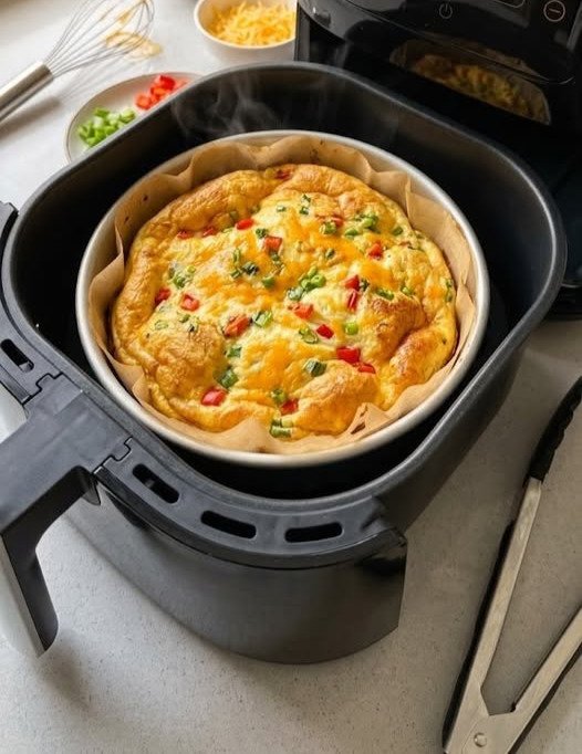 Easy 10-Minute Air Fryer Omelette for Weight Loss