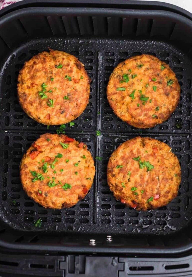 Easy Low-Carb Air Fryer Salmon Cakes (High-Protein Recipe)