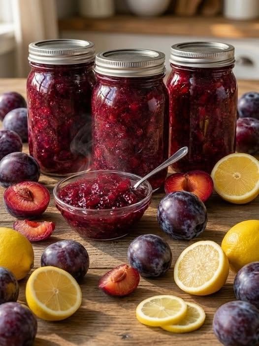 Sugar-Free Protein Chia Plum Spread