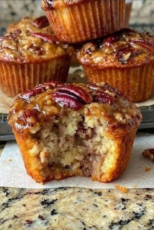 Easy High-Protein Keto Pecan Pie Muffins