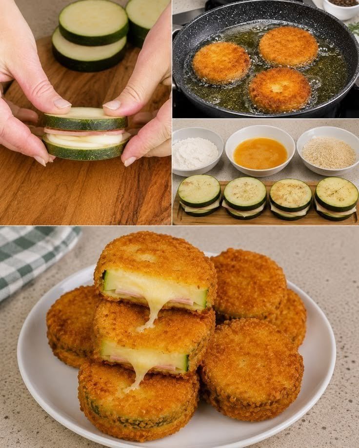 Low-Carb Zucchini Chicken Cordon Bleu Roll-Ups