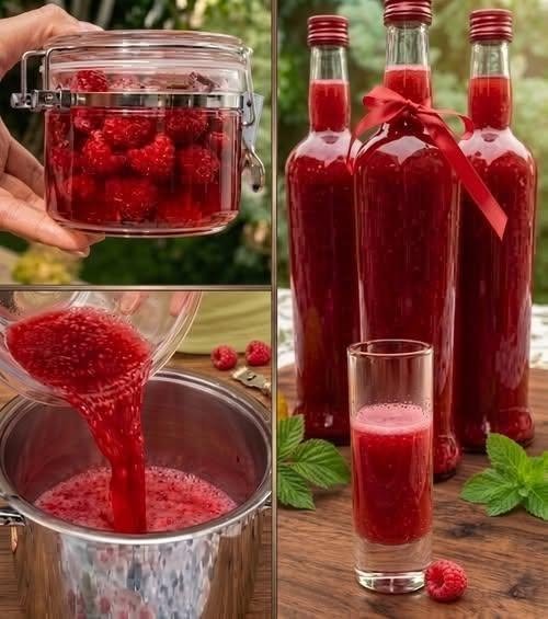 Low-Sugar Raspberry Liqueur – A Keto-Friendly Homemade Cordial