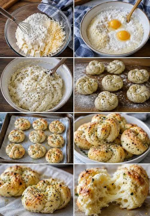 Cheesy Keto Garlic Knots with Almond Flour and Parmesan