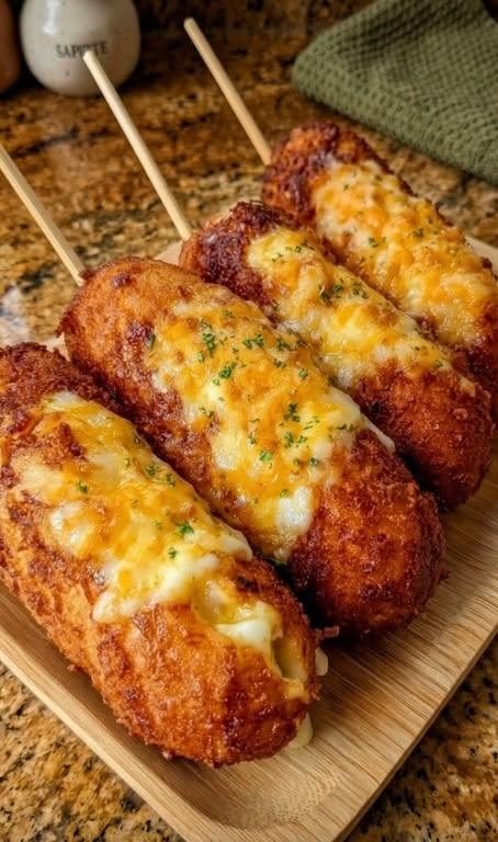 Garlic Bread Korean Corn Dog (High Protein, Low Carb)
