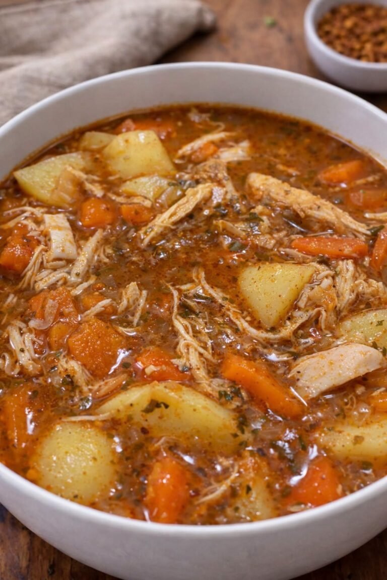 Rustic Low-Carb Chicken Stew with Vegetables