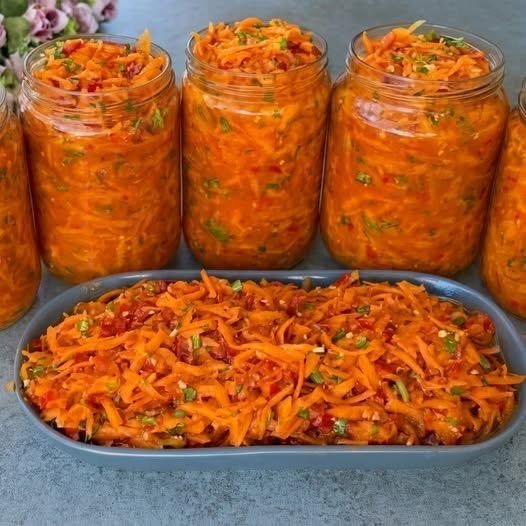 Zesty High Protein Korean Carrot Salad (Spicy Morkovcha Recipe)