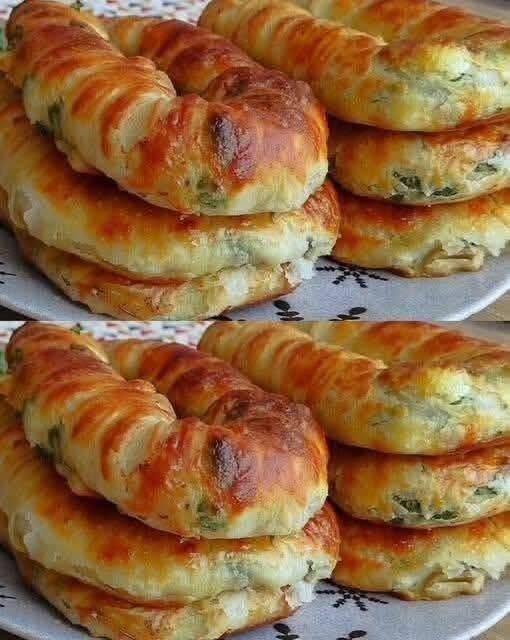 Crispy Low-Carb Savory Turnovers with Feta and Greens