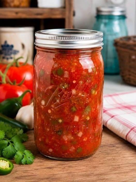 Homemade Roasted Salsa Ranchera – Easy Canning Recipe