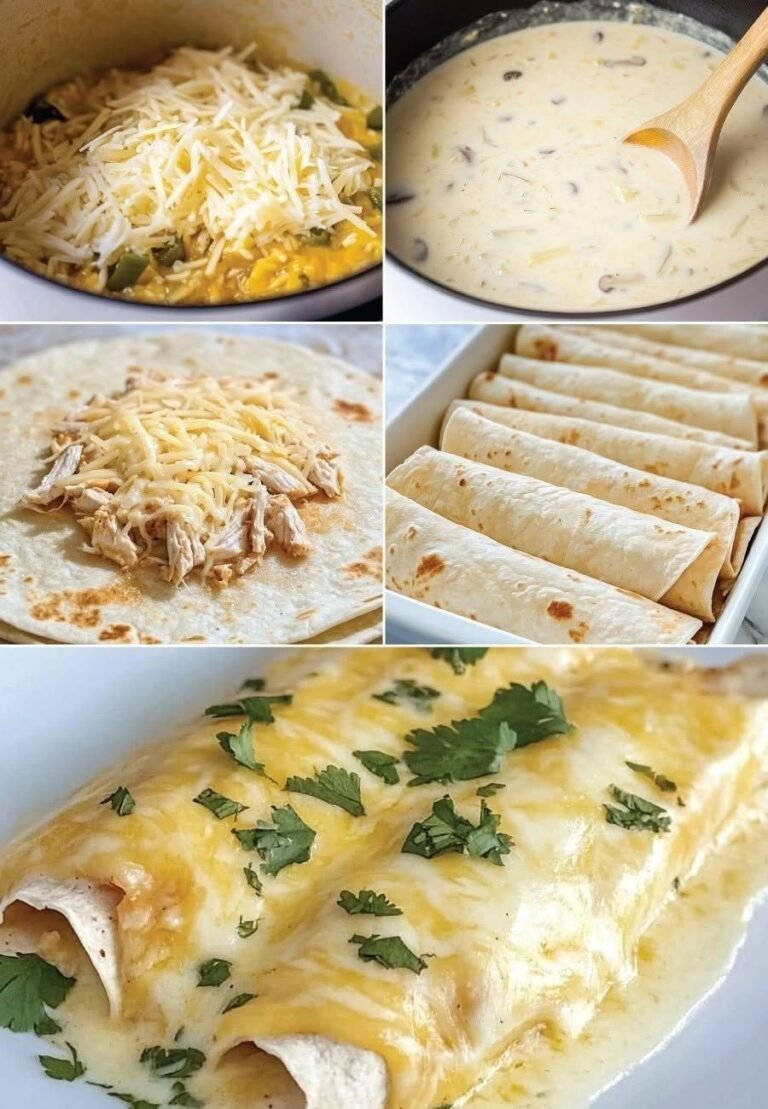 High-Protein Low-Carb Chicken Enchiladas for Meal Prep