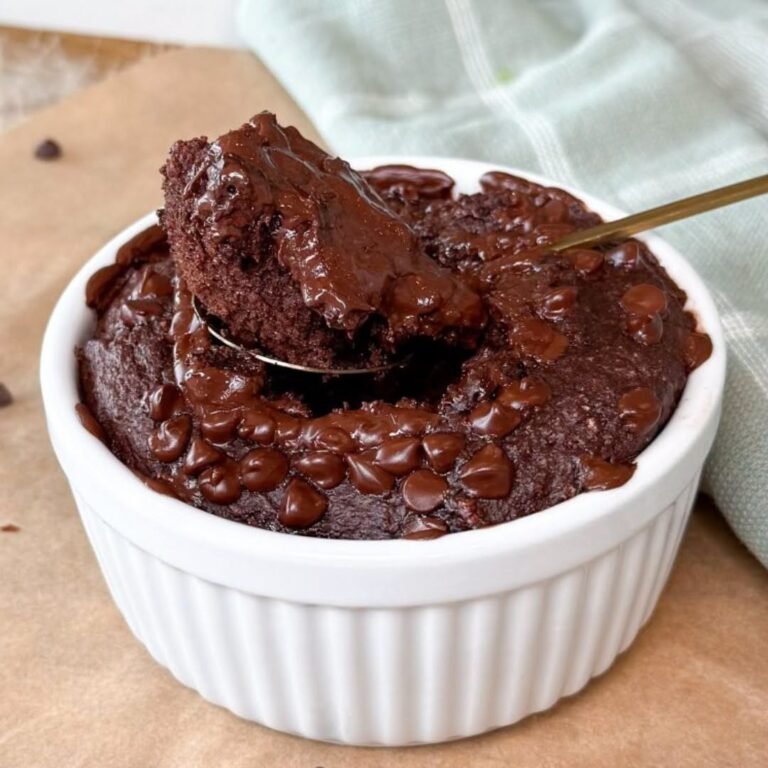 Single-Serve High-Protein Brownie (Quick Keto-Friendly Dessert)