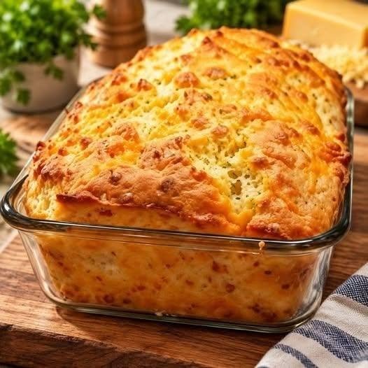 Low-Carb High-Protein Cheddar Quick Bread