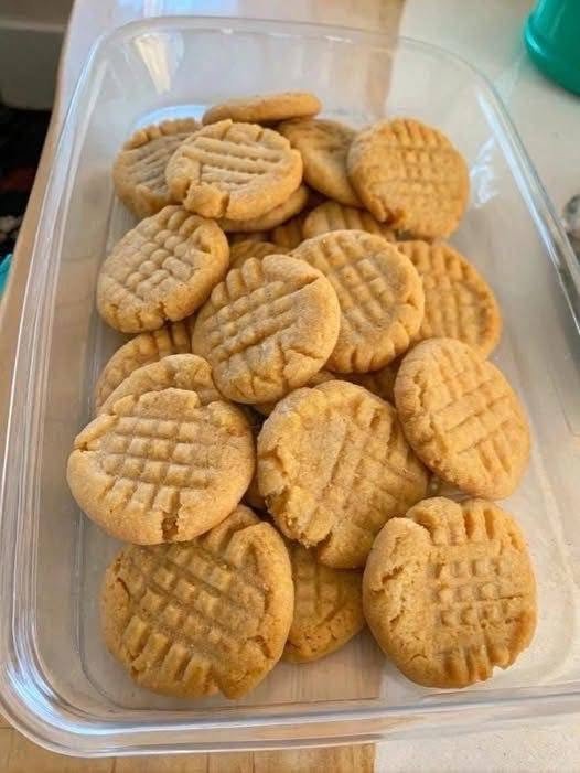 High Protein Sourdough Peanut Butter Cookies – Soft & Chewy