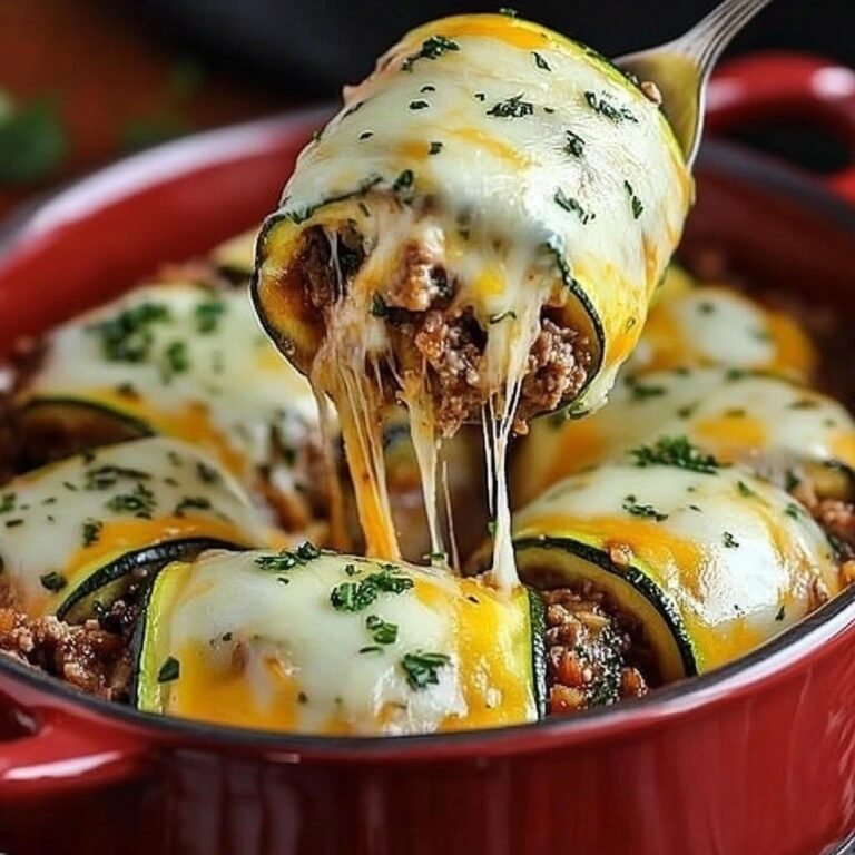 Low-Carb Ricotta & Turkey Zucchini Lasagna Roll-Ups