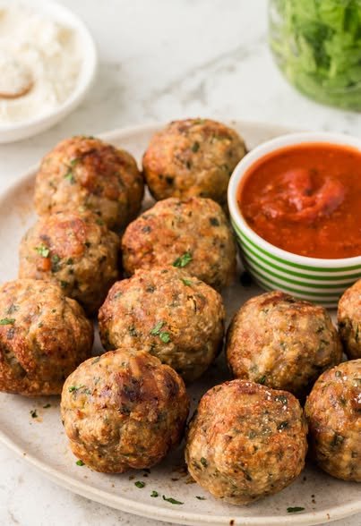 Tender Oven-Baked Turkey Meatballs for Meal Prep and Weight Loss