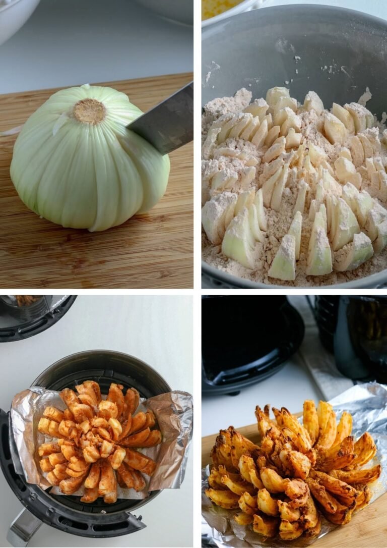 Healthy Air Fryer Blooming Onion: Low-Carb, High-Protein Recipe