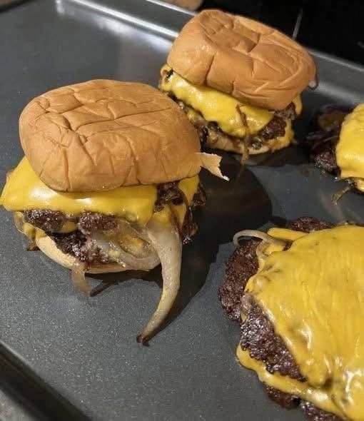 Crispy Low-Carb Oklahoma Fried Onion Burgers (High-Protein)