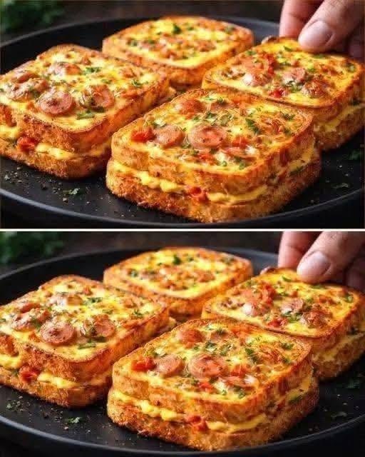 Easy High-Protein Oven Baked Egg in a Hole Toast