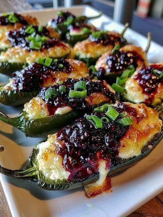 Sweet & Spicy Baked Brie Jalapeño Poppers (Keto-Friendly Snack)