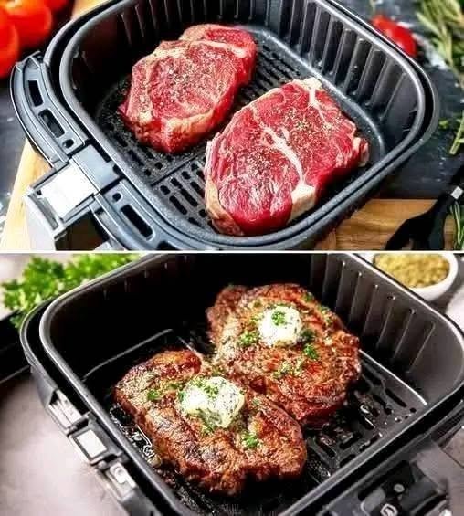 Easy Air Fryer Ribeye Steak Recipe (Tender & Low-Carb)