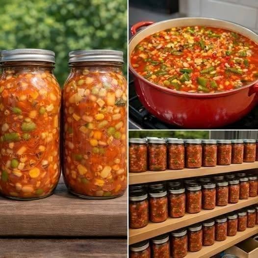 Hearty High-Protein Garden Vegetable Soup (Quick & Filling)