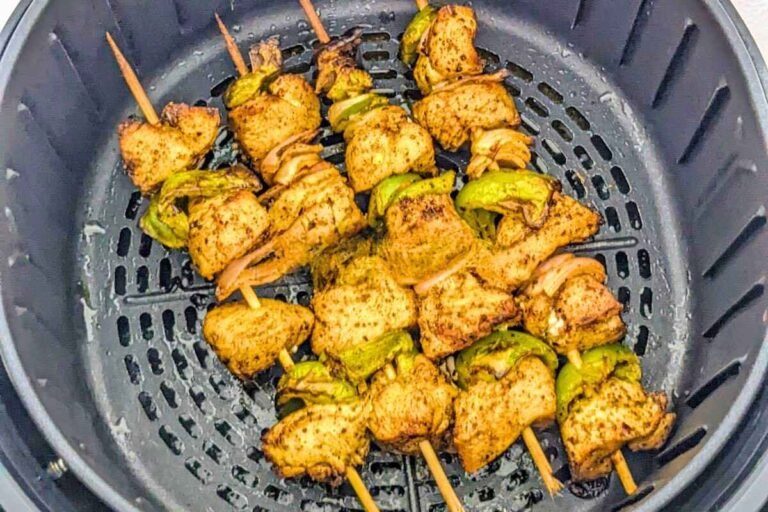 Crispy Air Fryer Chicken Skewers (Quick High-Protein Dinner)