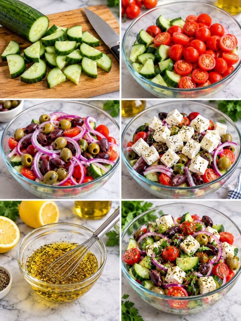 Easy High Protein Greek Salad (Low-Carb Meal Prep)
