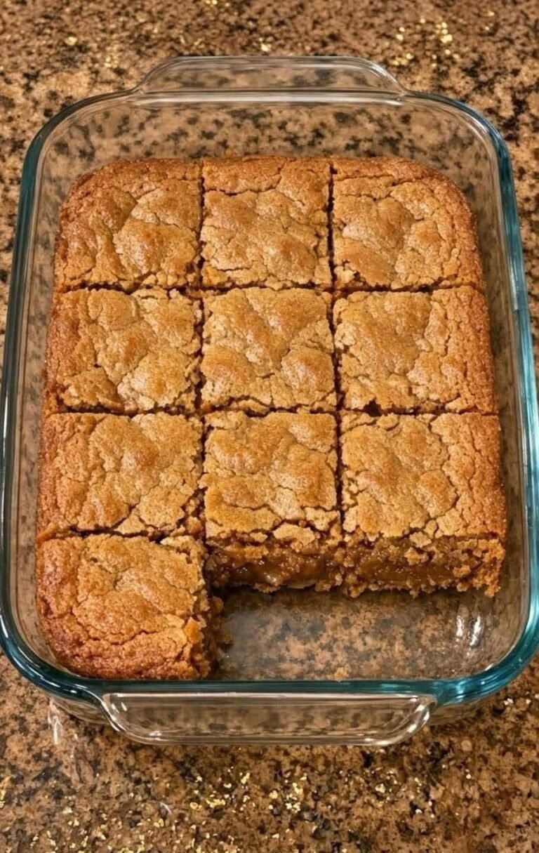 Fudgy Low-Carb Brown Butter Protein Blondies