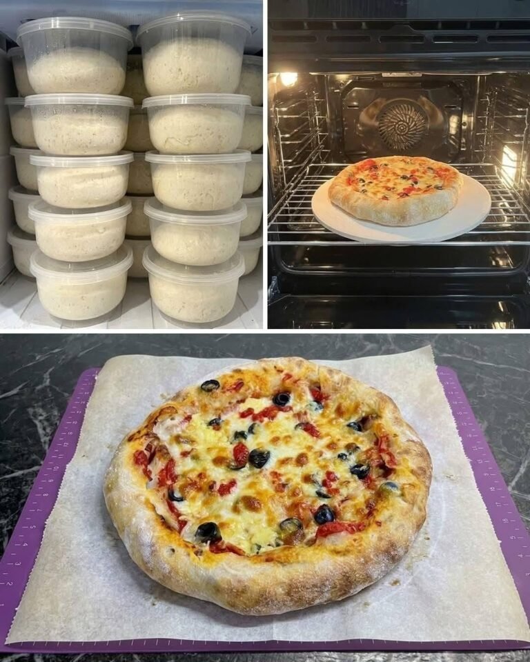 Crispy Cast Iron Sourdough Discard Pizza (High Protein & Macro-Friendly)