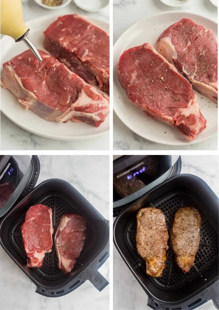 Easy Air Fryer Ribeye Steak (Juicy, High-Protein Dinner)