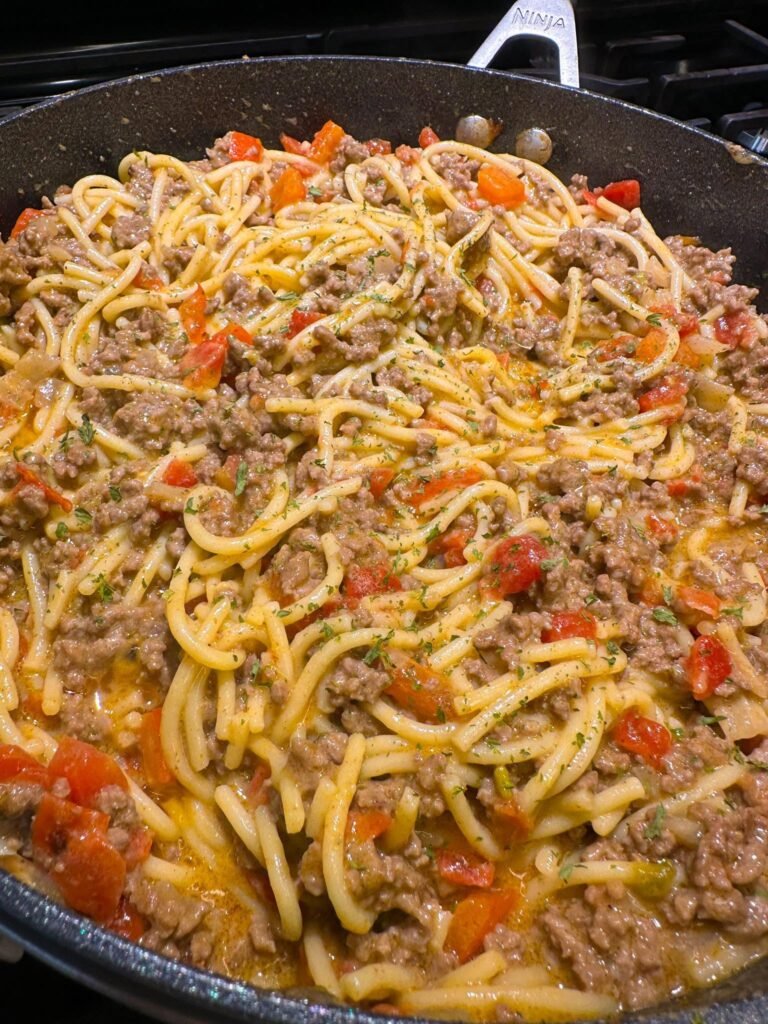 High-Protein Cajun Dirty Pasta Bake (Low-Carb Comfort Food)