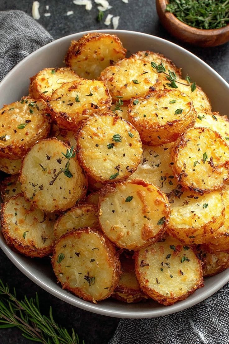 Ultra-Crispy Air Fryer Sliced Potatoes for Healthy Meal Prep  Description