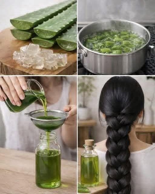 DIY Aloe Vera Hair Oil for Deep Conditioning and Hair Growth