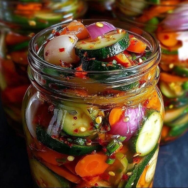 Crunchy Zesty Pickled Veggie Medley (Low-Carb & Keto-Friendly)