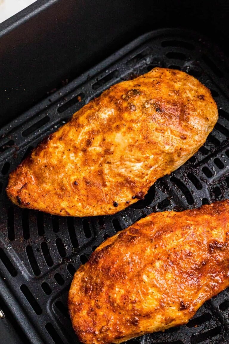 Easy Crispy Air Fryer Chicken Breast (Tender & Juicy)