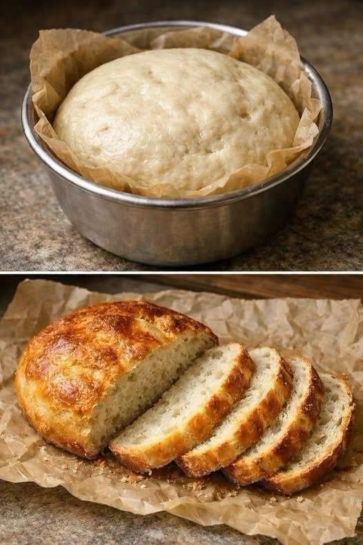 Easy Low-Carb No-Knead Peasant Bread (High-Protein Recipe)  Crusty High-Protein Peasant Loaf (No-Knead, Low-Carb Friendly)