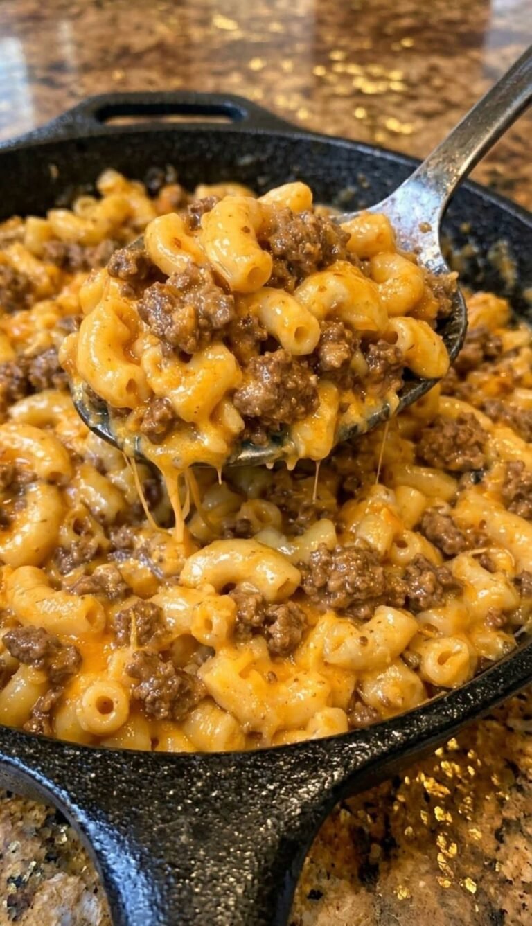 30-Minute Cheesy Beef & Macaroni: Healthy Low-Carb Comfort Food