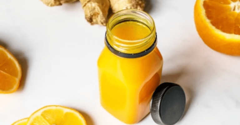 Golden Lemon Ginger Garlic Wellness Tonic (Low-Carb Elixir)